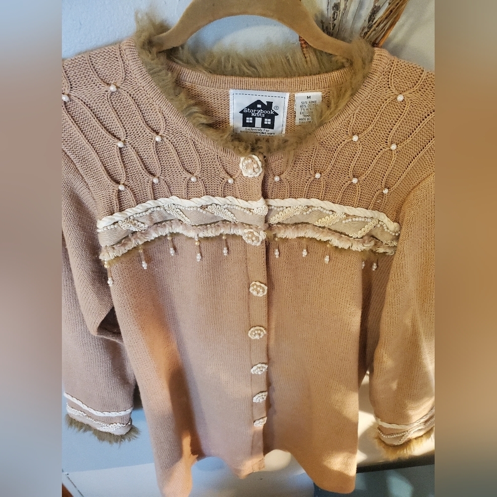 Storybook Knits Long Beaded Sweater - Picture 5 of 12